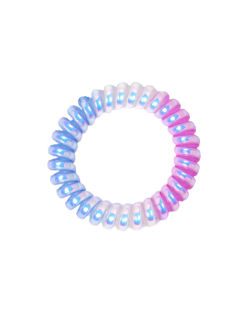 Stroberi Metallic Cable Mix Color Hair Tie