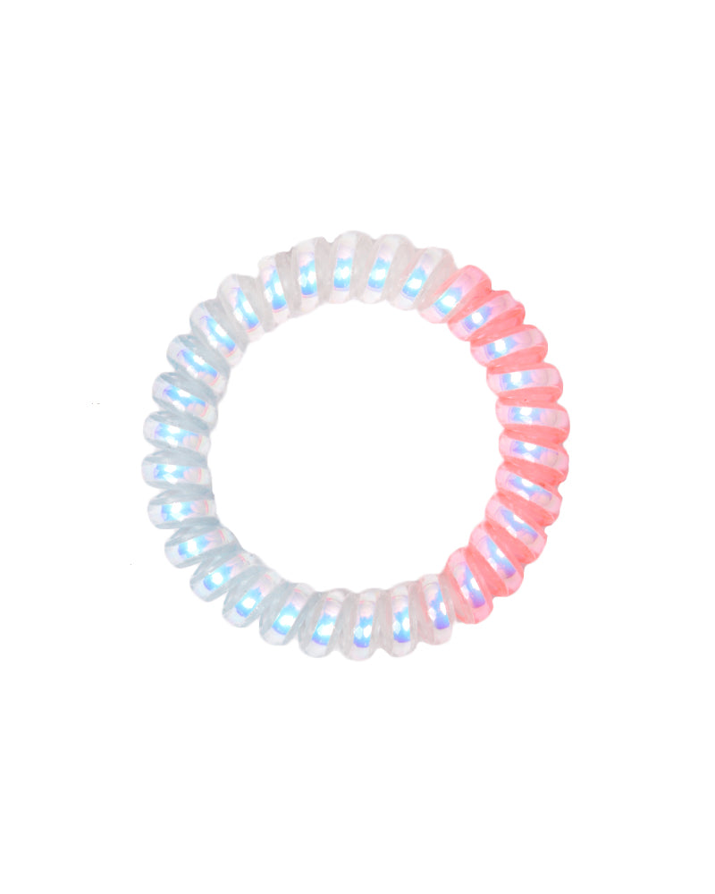 Stroberi Metallic Cable Mix Color Hair Tie