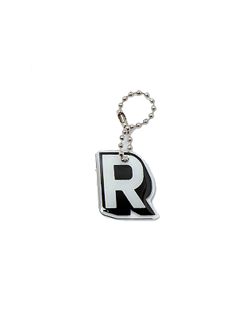 Stroberi Black & White Alphabet Keychain -2