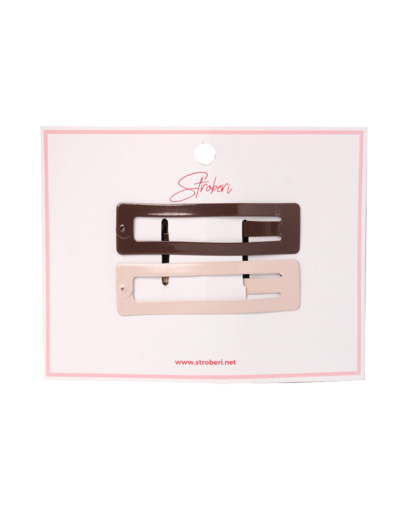 Stroberi Rectangle Thin Snap Clip