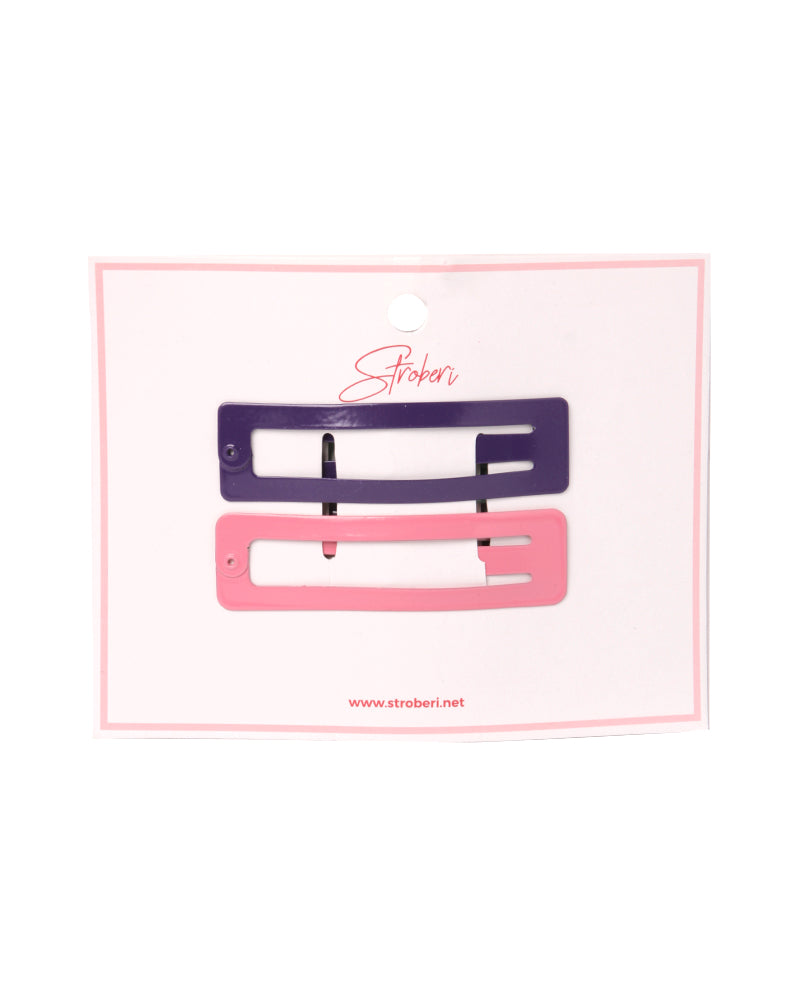 Stroberi Rectangle Thin Snap Clip