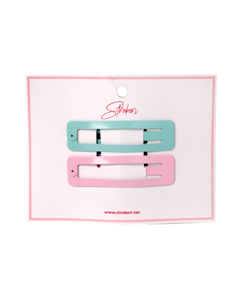 Stroberi Rectangle Thin Snap Clip