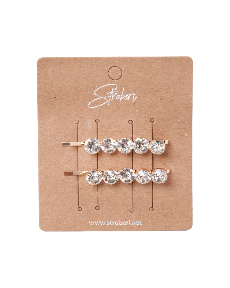 Stroberi Rhinestone Bobby Pin