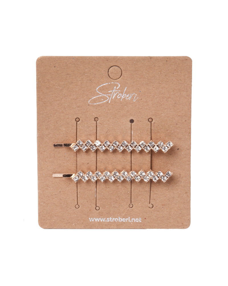 Stroberi Rhinestone Bobby Pin