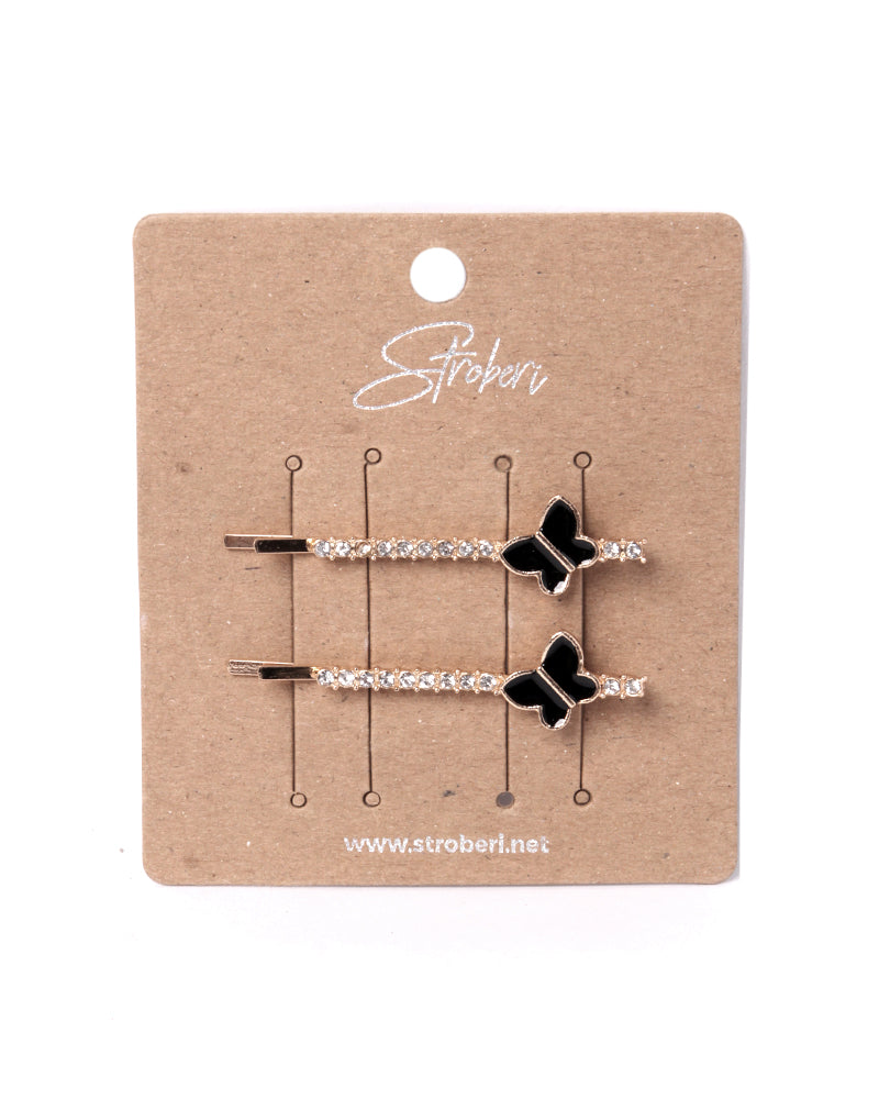 Stroberi Rhinestone Bobby Pin