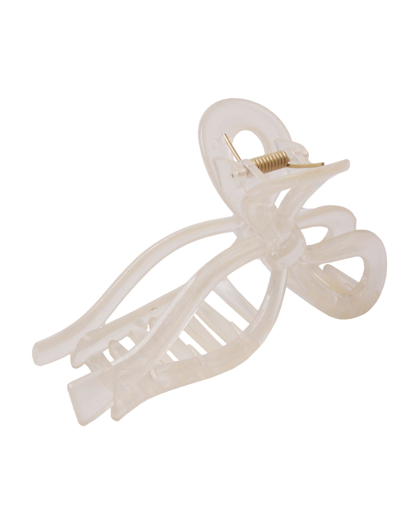Stroberi Big Transparent Hair Clip Bow