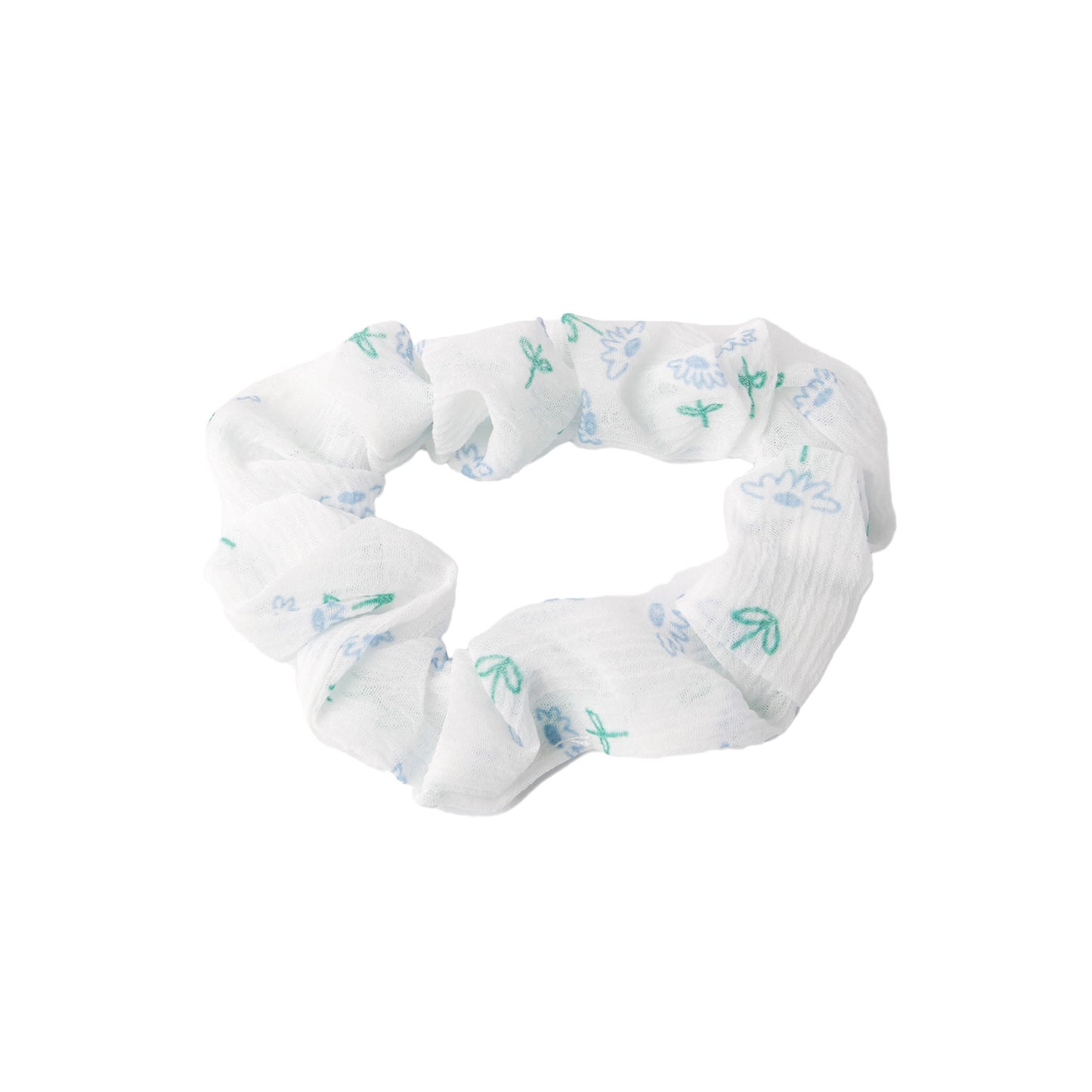 Stroberi Mini Scrunchie Pattern Hair Tie