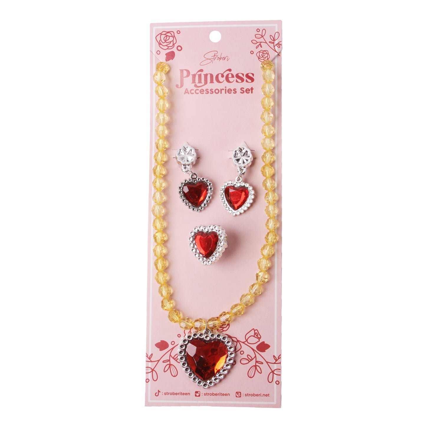 Stroberi Beads Jewelry Set
