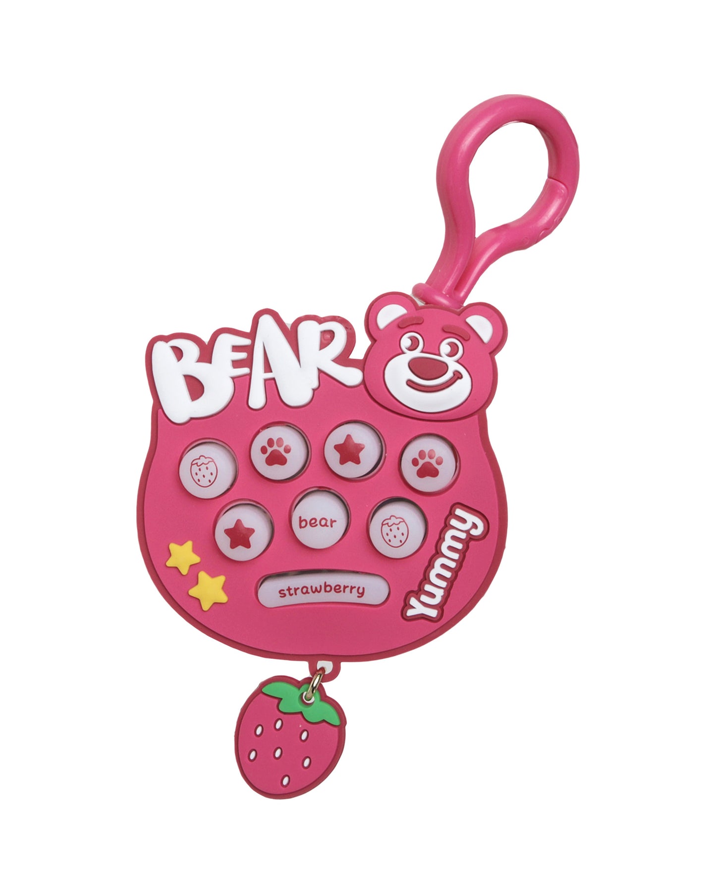 Stroberi Whack A Mole Keychain