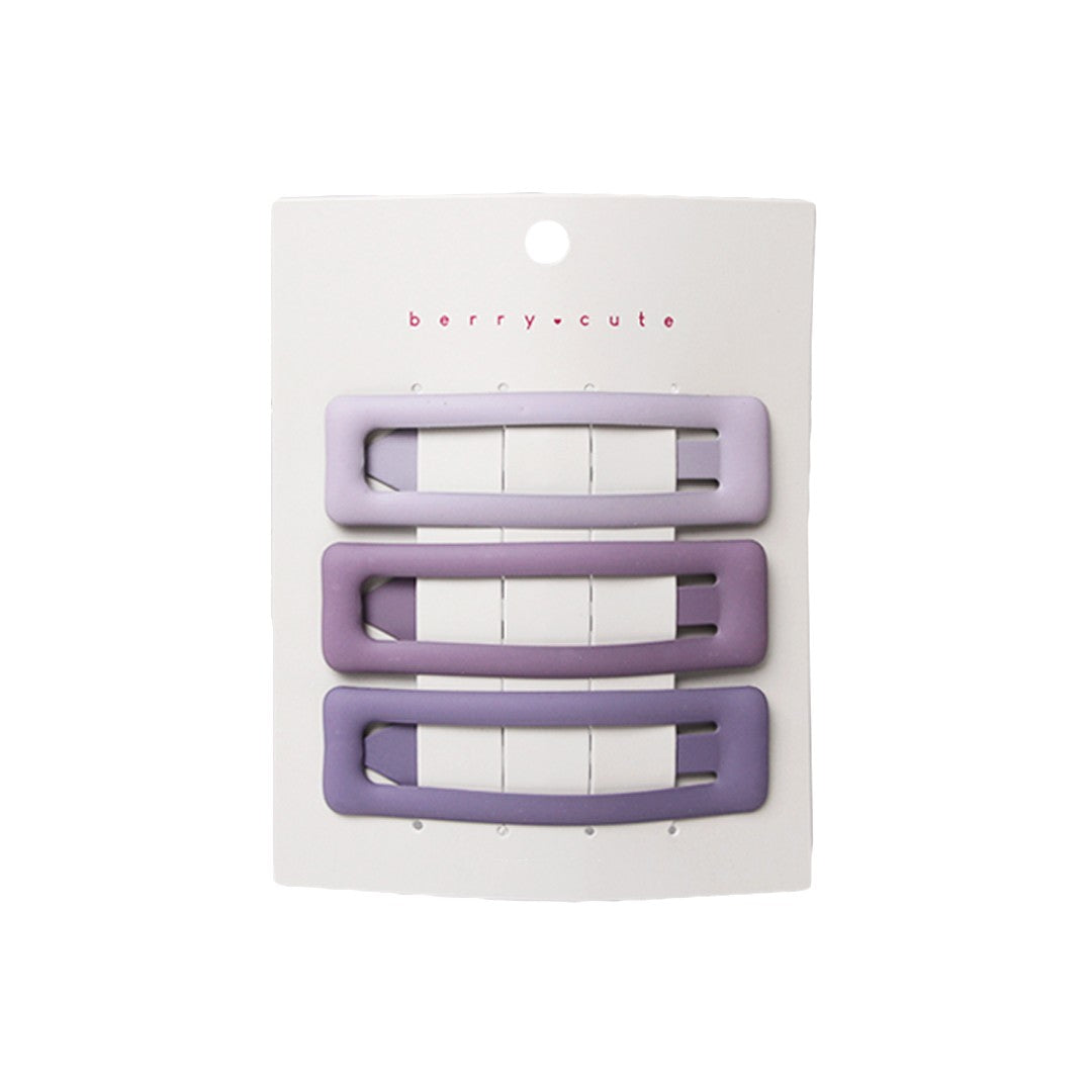 Stroberi Rectangle Doff Set Hair Clip