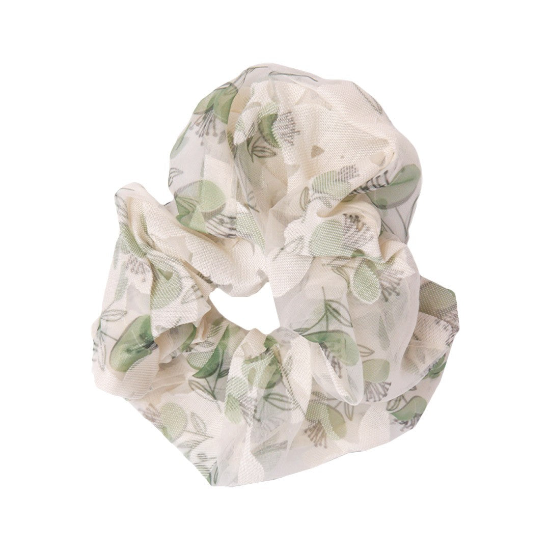 Stroberi Scrunchie Motif Flower Hair Tie