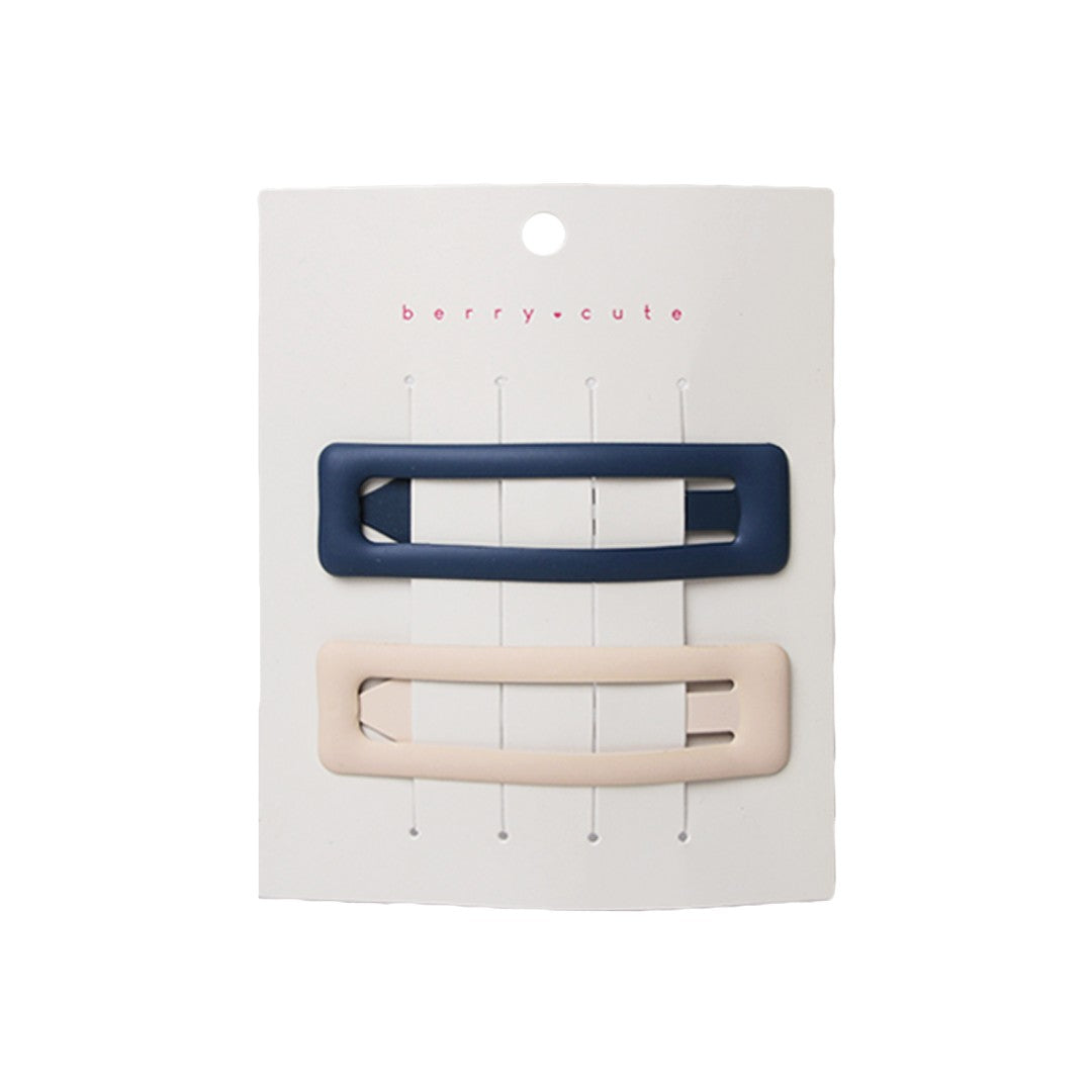 Stroberi Rectangle Doff Set Snap Clip