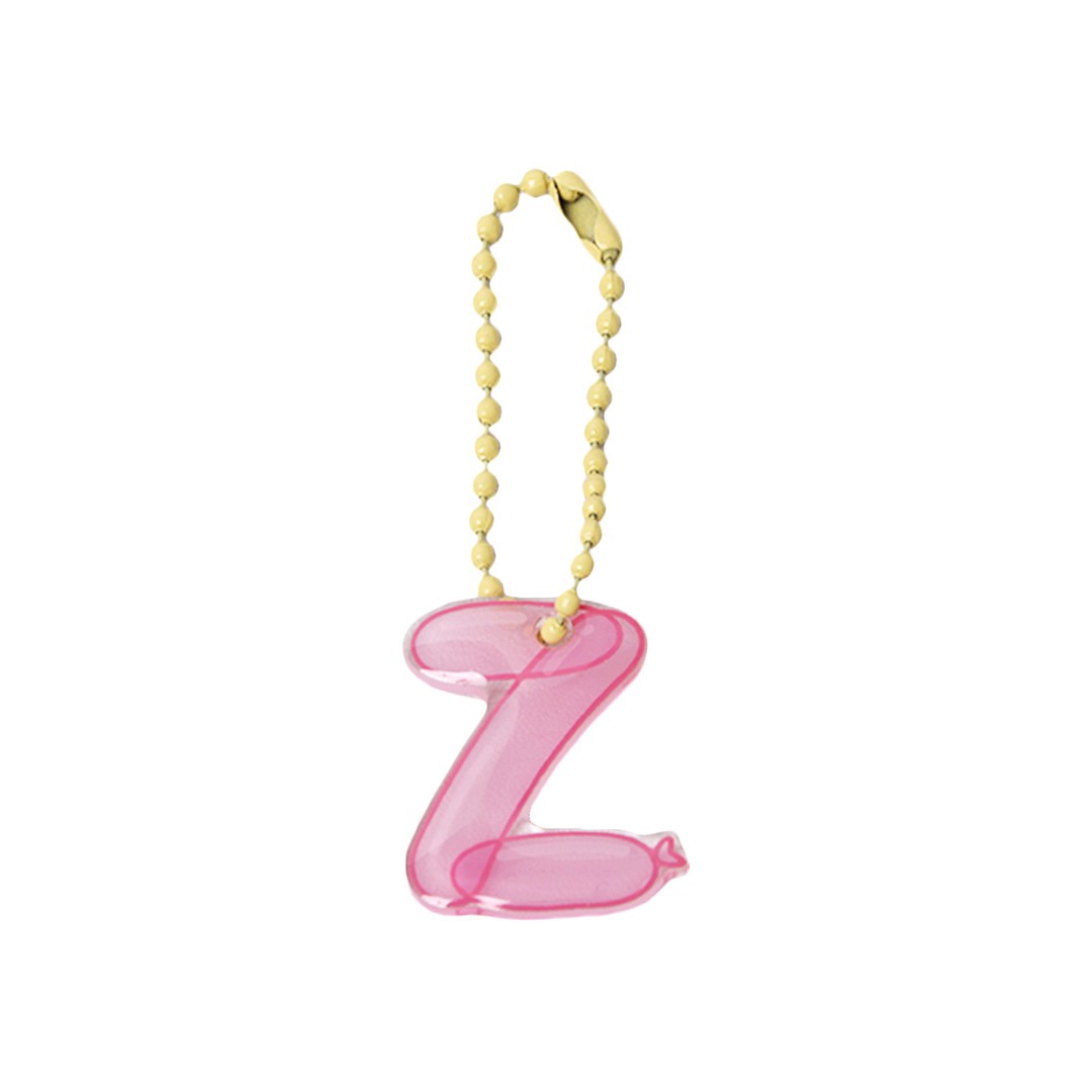 Stroberi Bubbly Alphabet Keychain