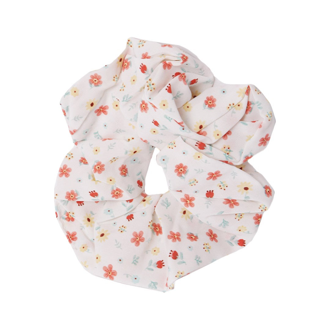 Stroberi Scrunchie Motif Flower Hair Tie