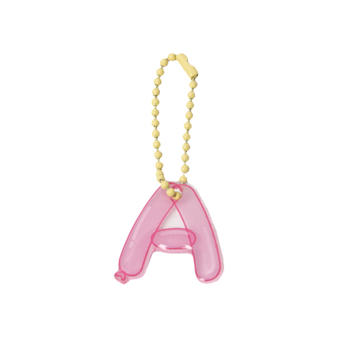Stroberi Bubbly Alphabet Keychain