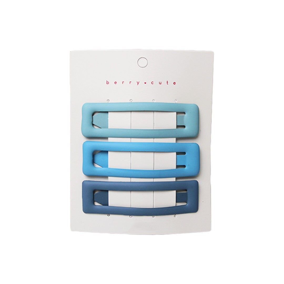 Stroberi Rectangle Doff Set Hair Clip