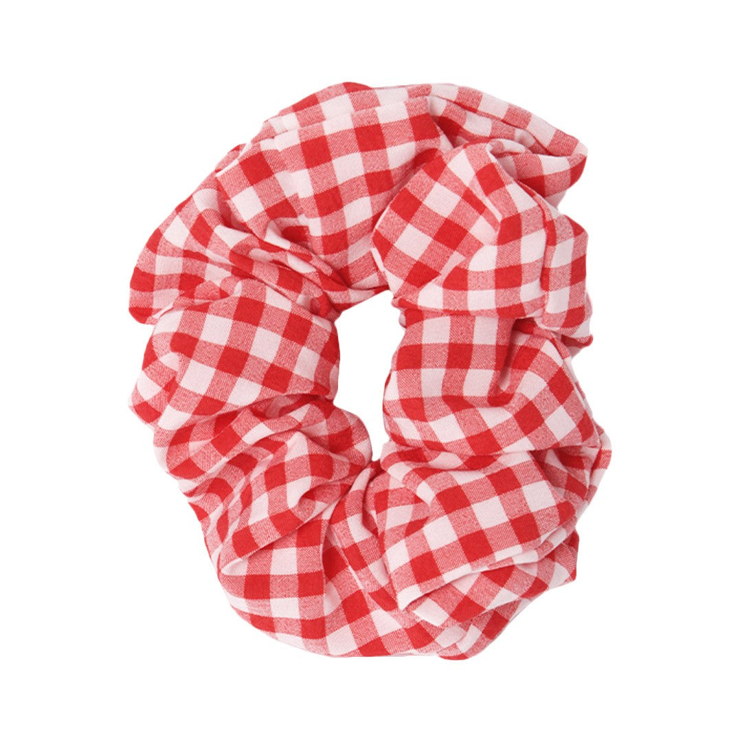 Stroberi Scrunchie Motif Square Hair Tie