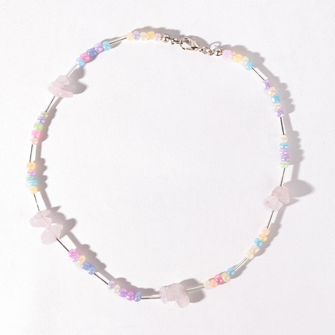 Stroberi Beads Colorful Necklace -1