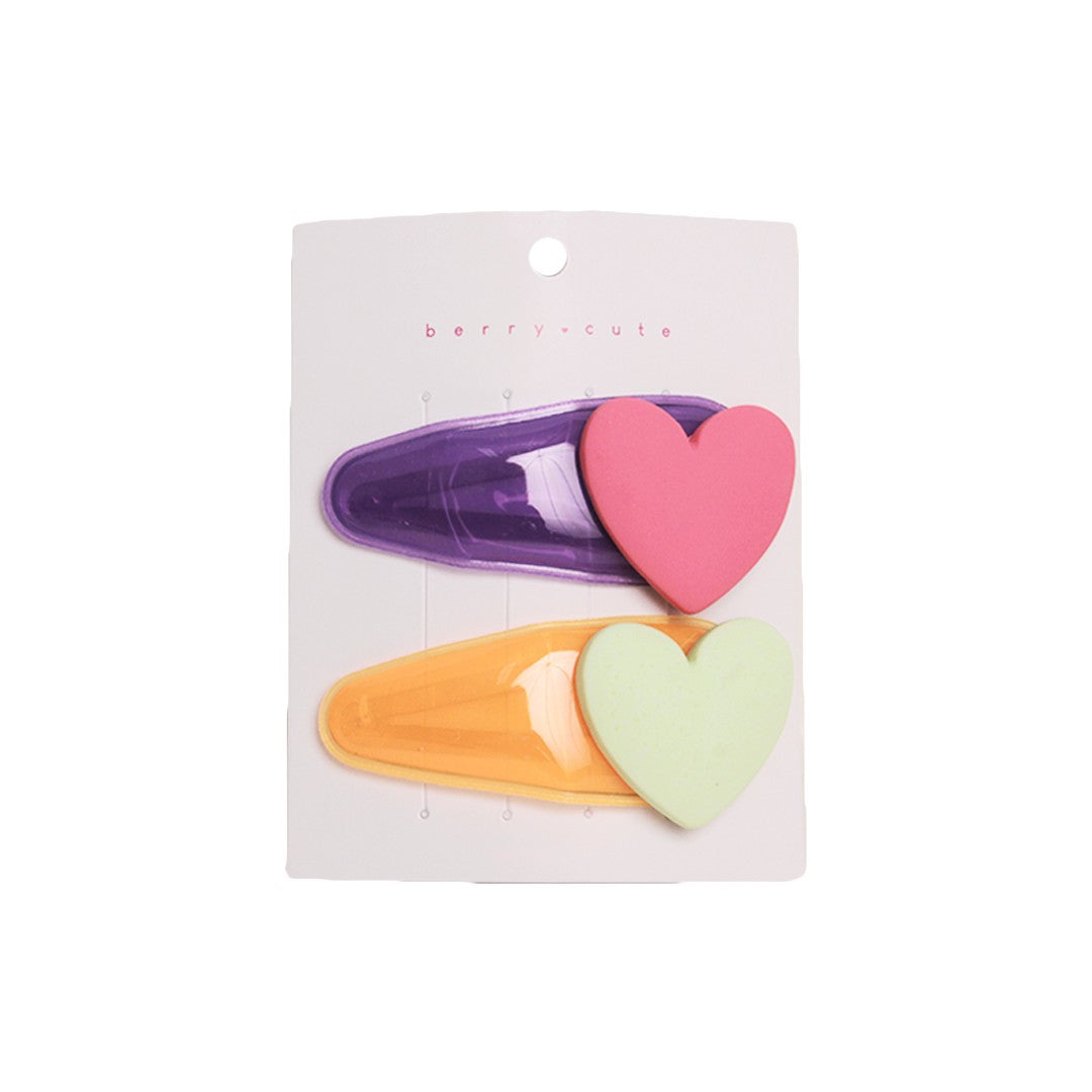 Stroberi Taper Love Hair Clip Set