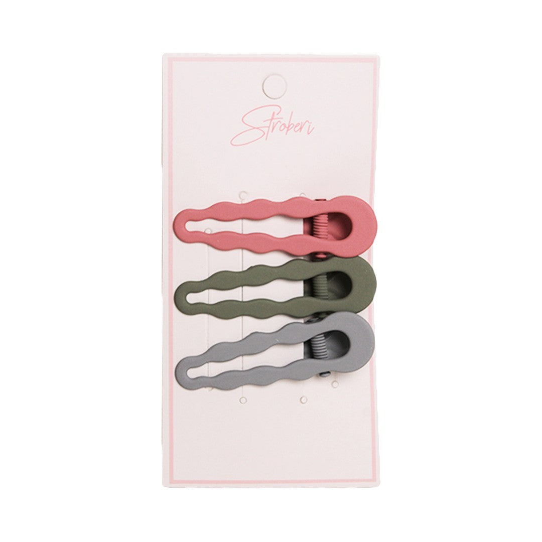 Stroberi Taper Wave Hair Clip Set