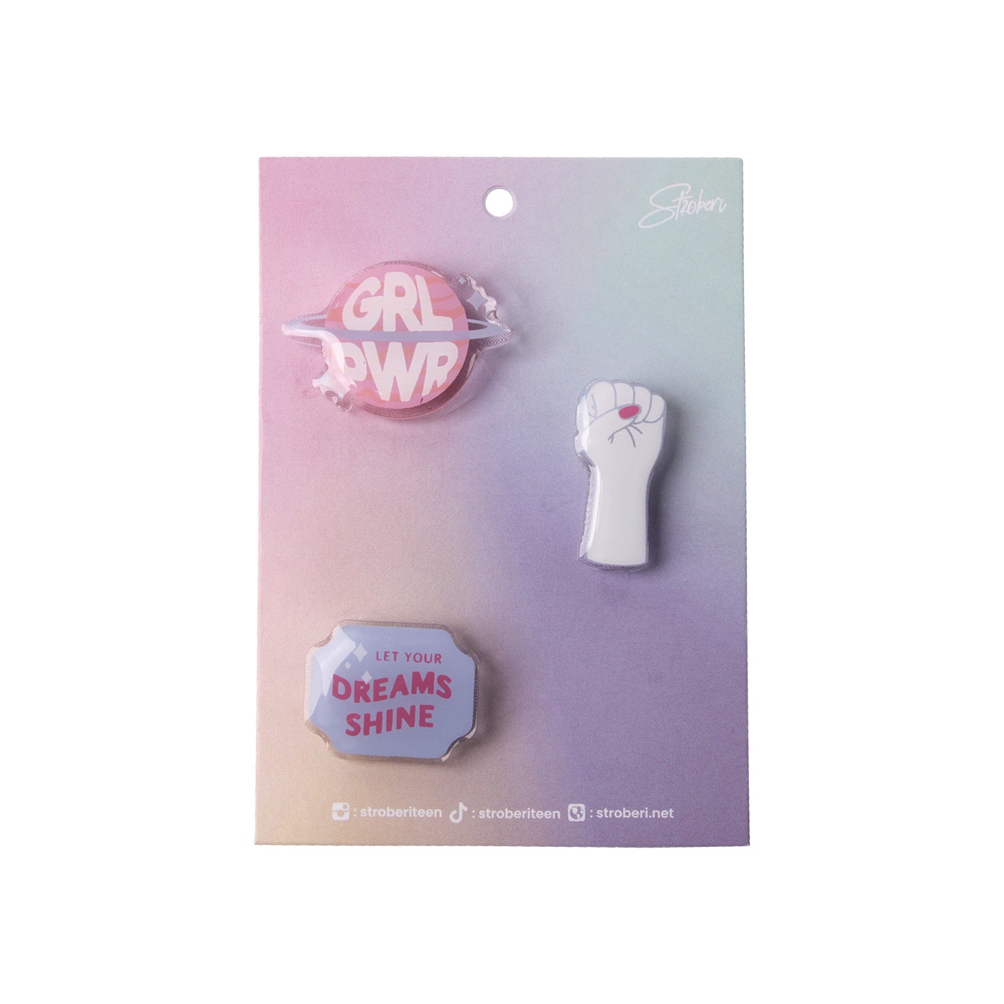 Stroberi 20th Birthday Merchandise Pin