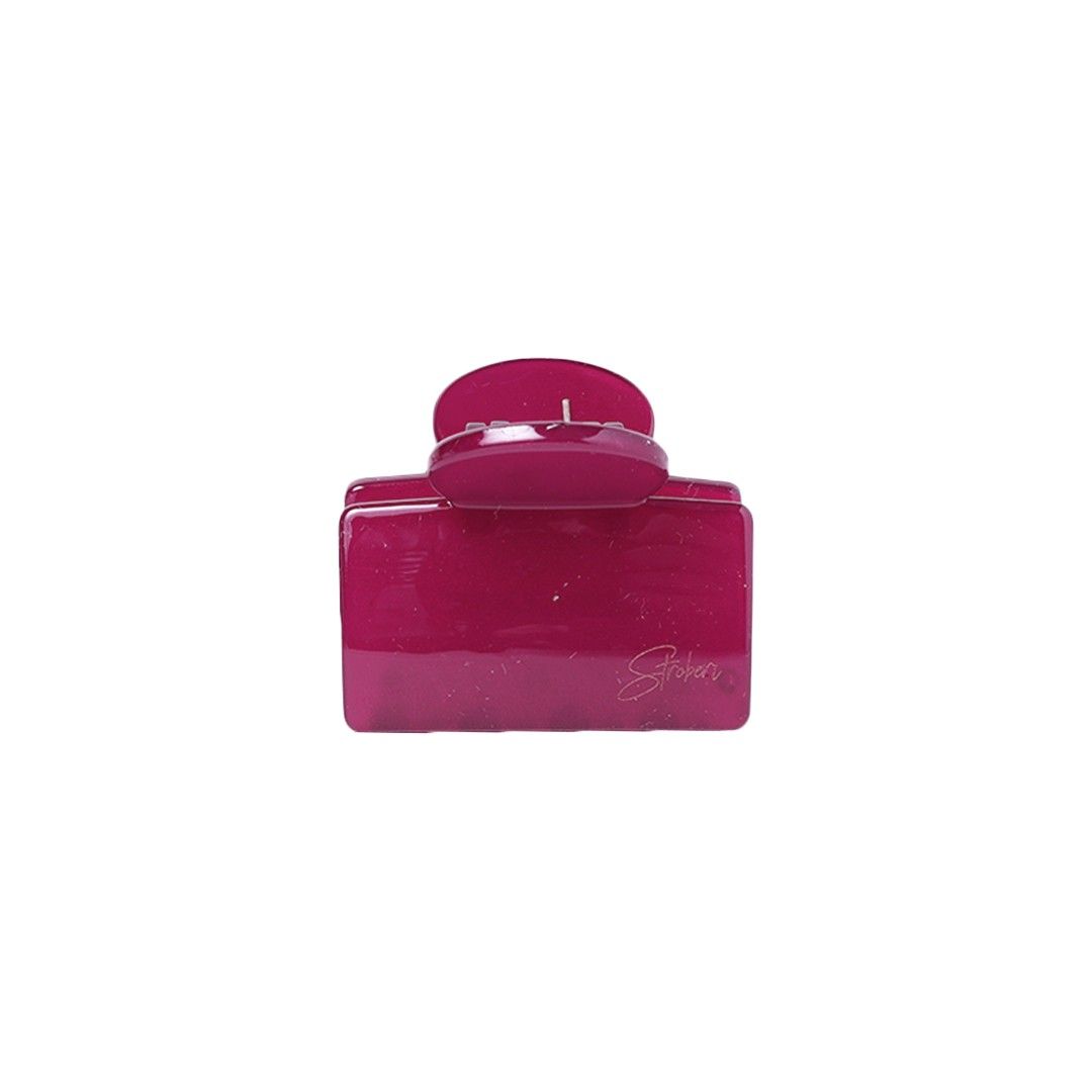 Stroberi Rectangle Glitter Hair Clip