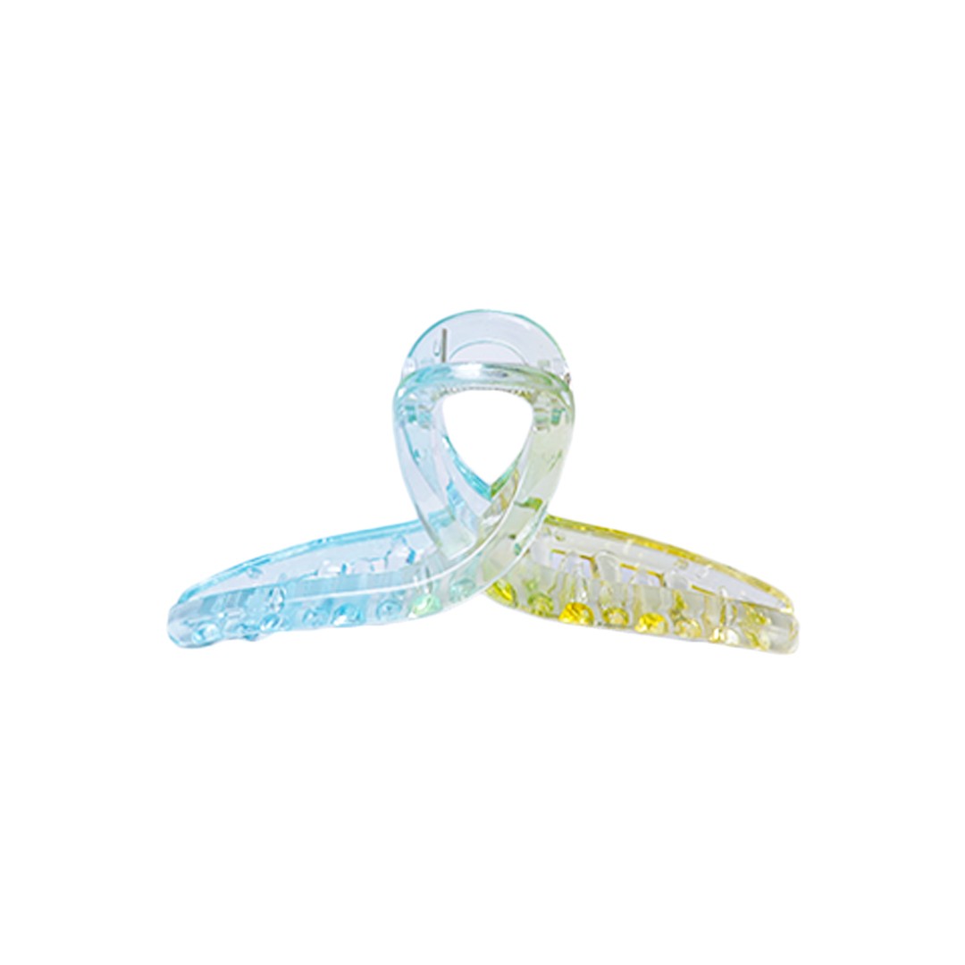 Stroberi Rainbow Transparent Hair Clip