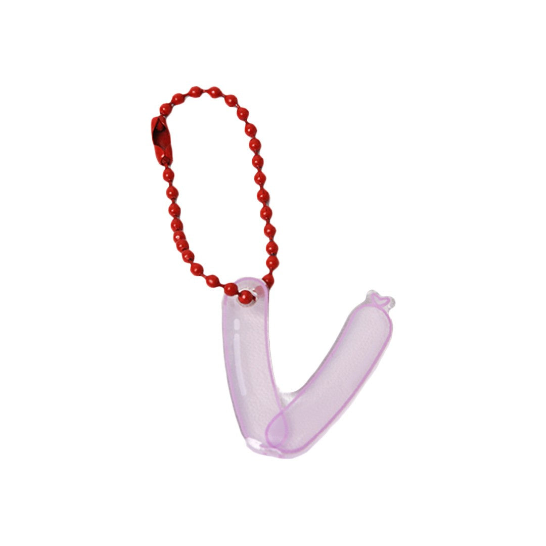 Stroberi Bubbly Alphabet Keychain