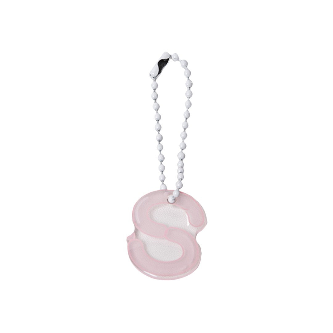 Stroberi Bubbly Alphabet Keychain
