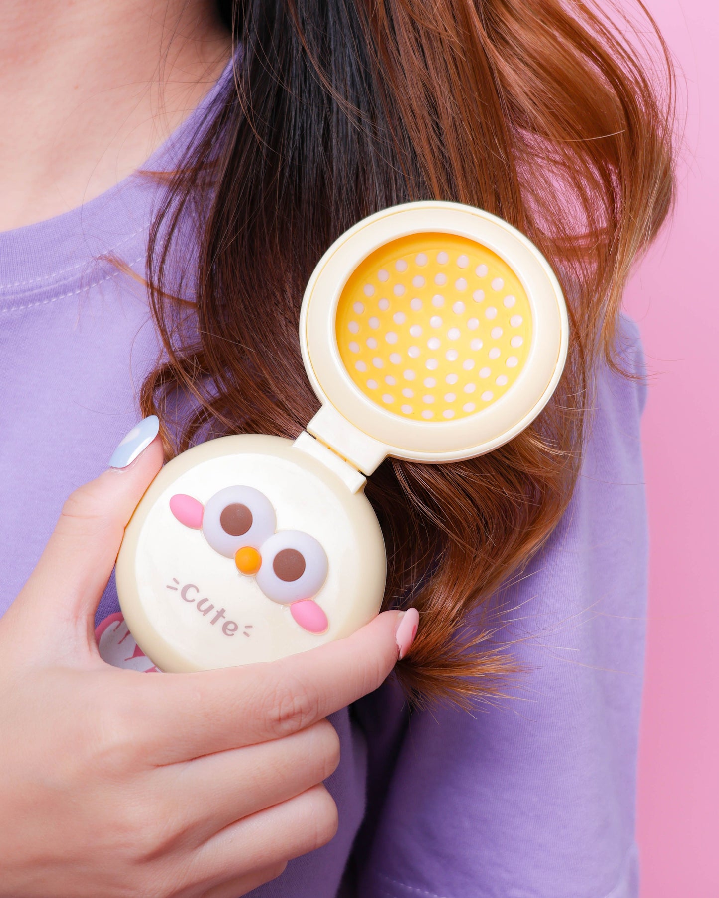 Stroberi Cute Comb & Mirror
