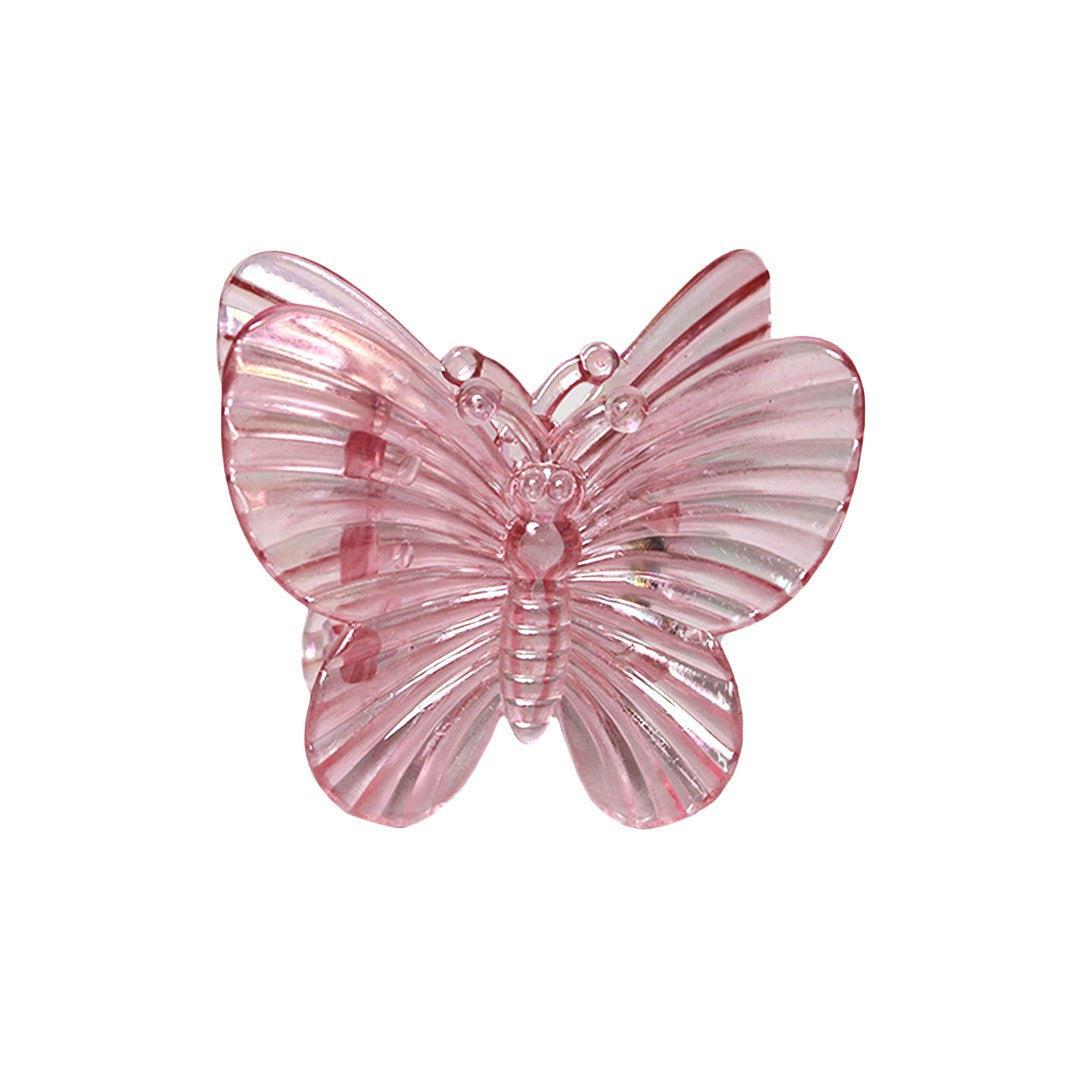 Stroberi Butterfly Metalic Hair Clip