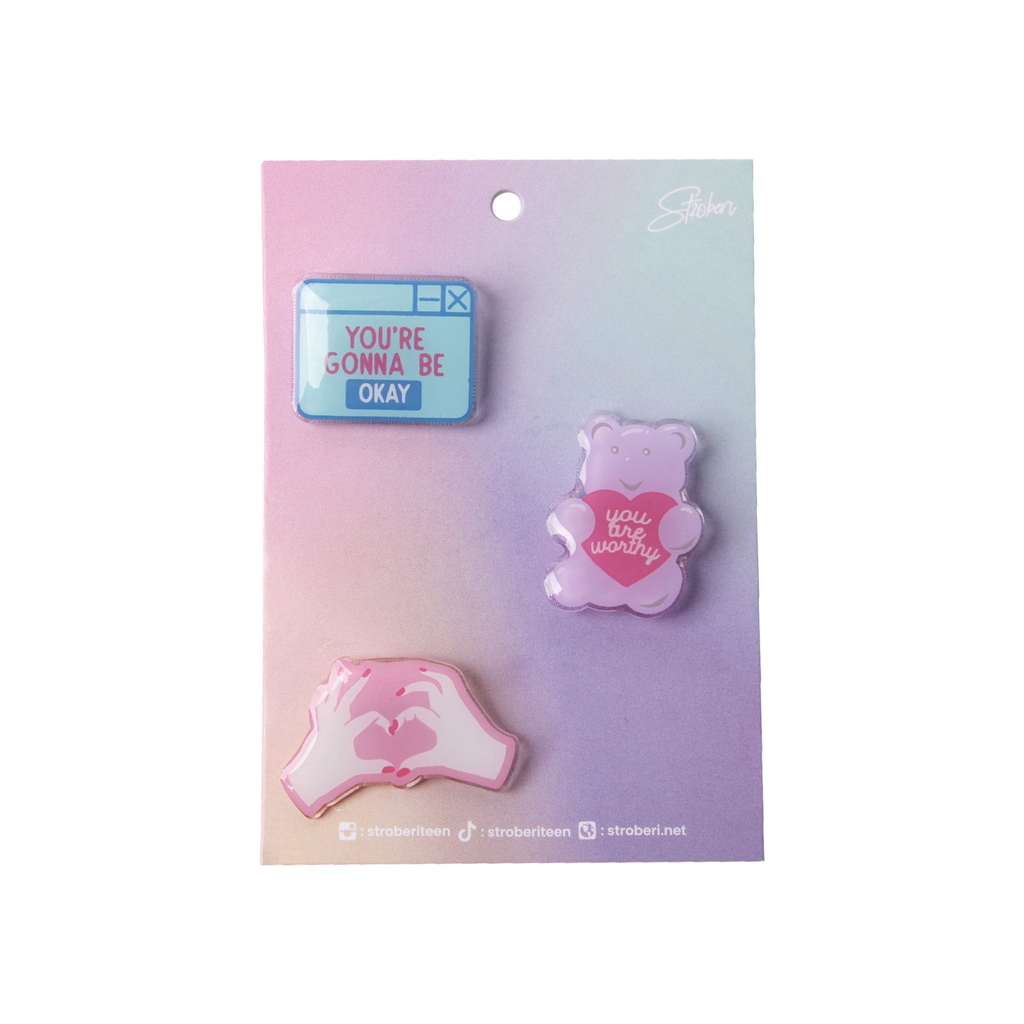 Stroberi 20th Birthday Merchandise Pin