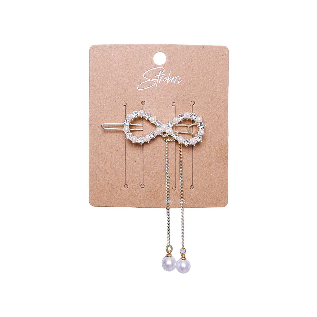 Stroberi Gold Hanging Hairclip Series