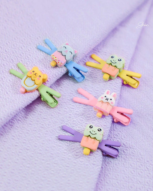 Stroberi Pastel Set Hair Clip