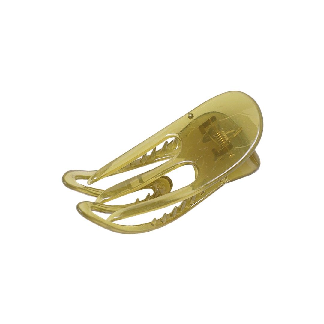 Stroberi Curved Transparent Hair Clip