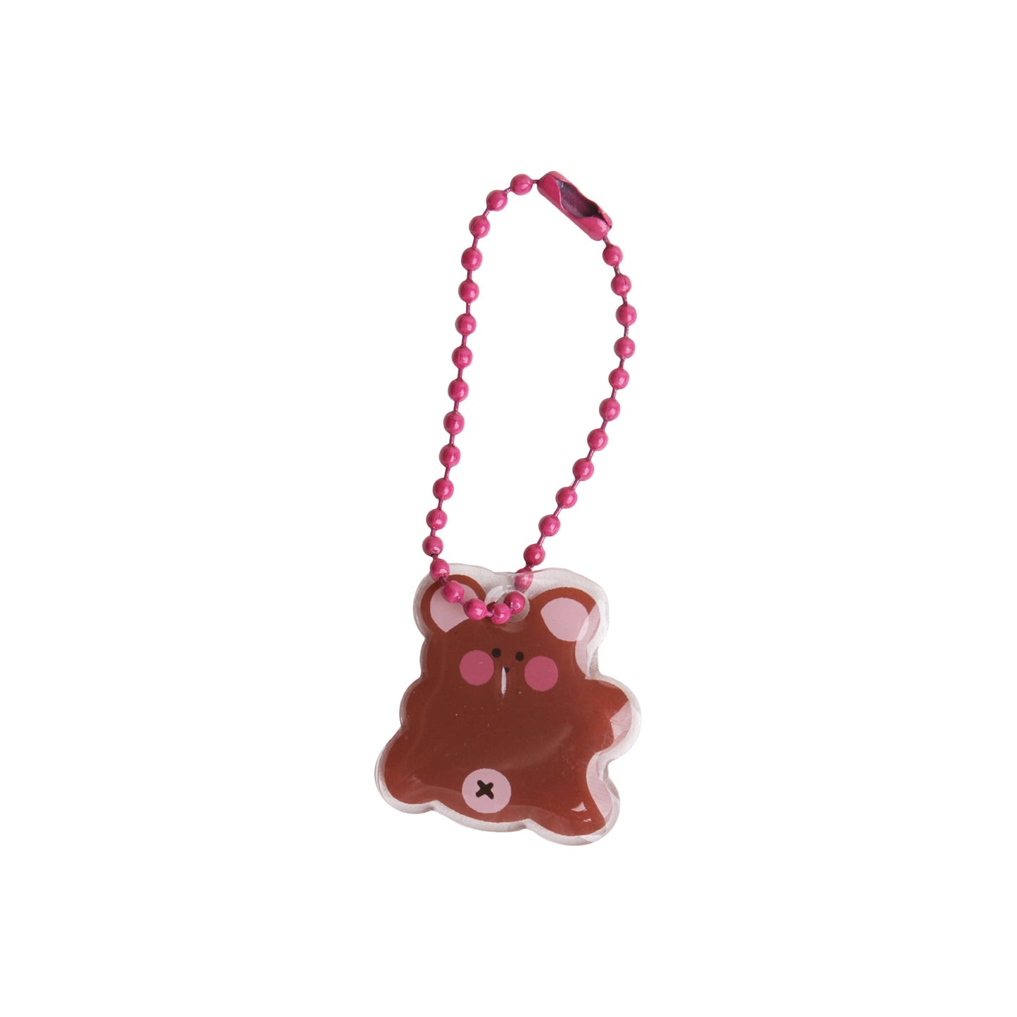 Stroberi Acrylic Animal Keychain