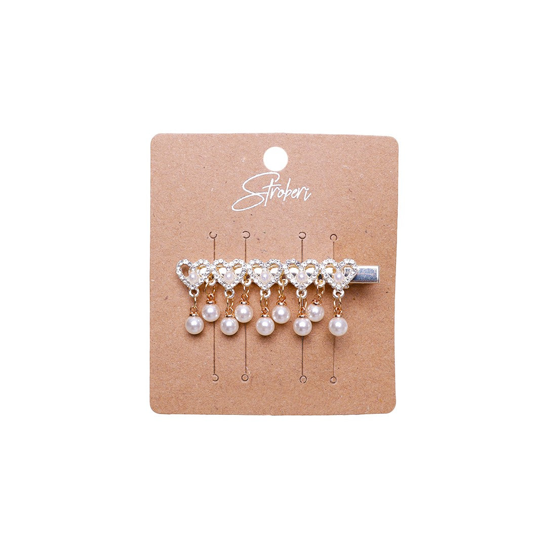 Stroberi Gold Hanging Hairclip Series