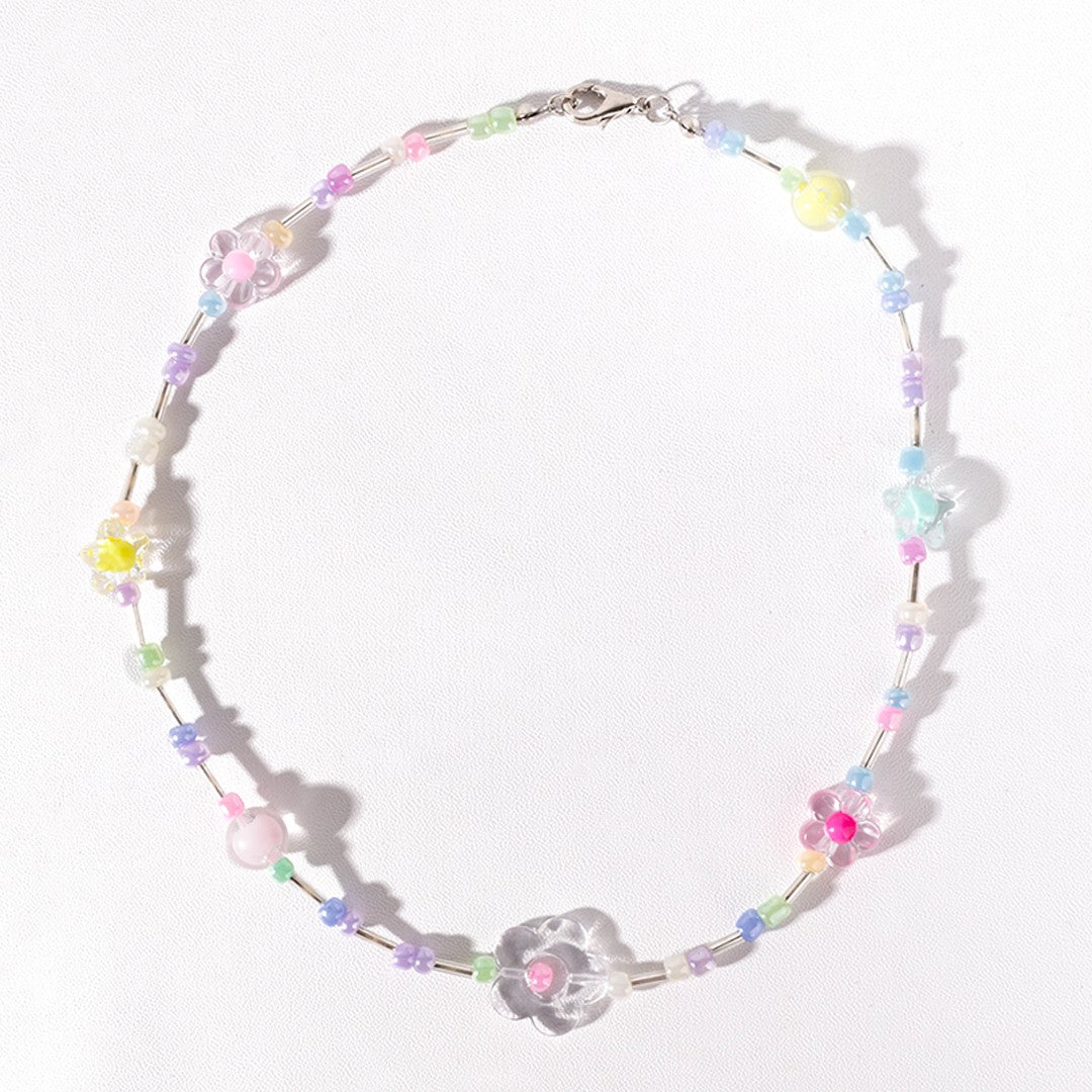 Stroberi Beads Colorful Necklace -1