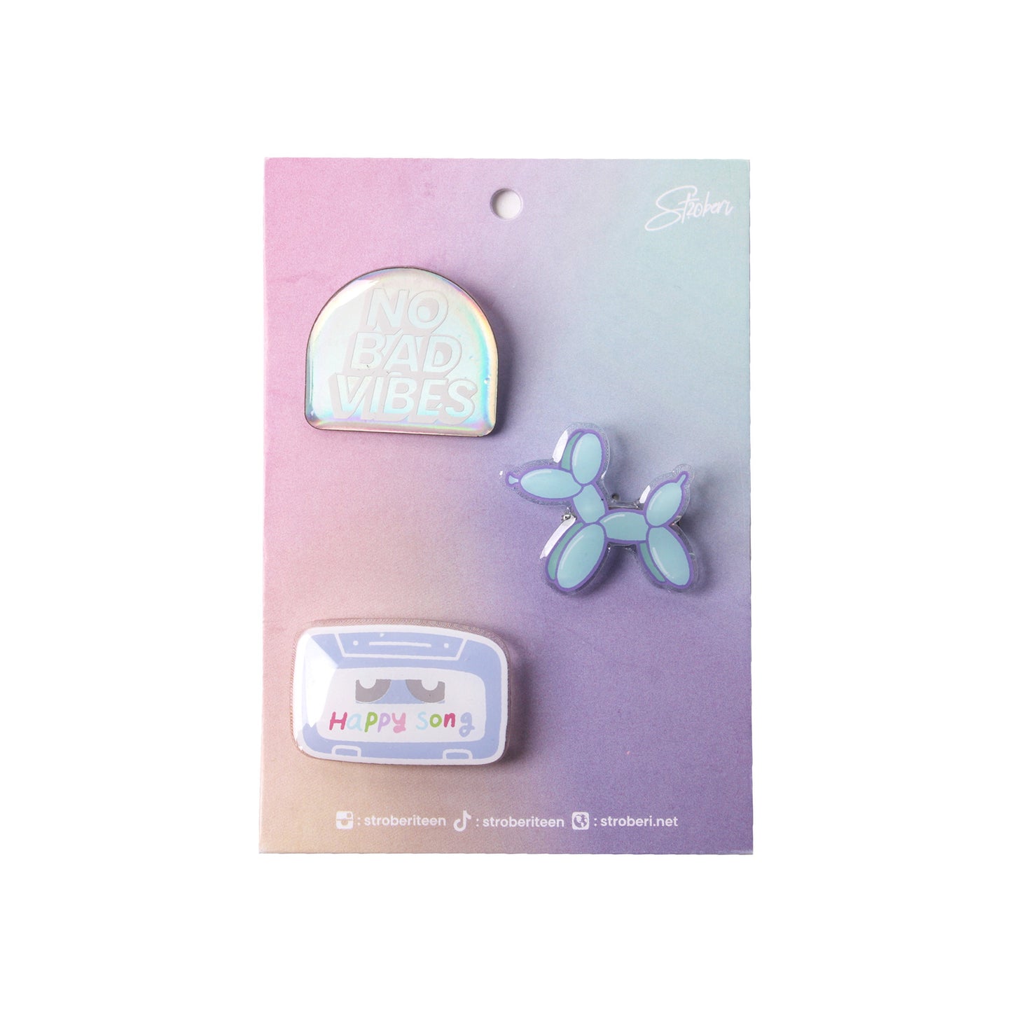 Stroberi 20th Birthday Merchandise Pin