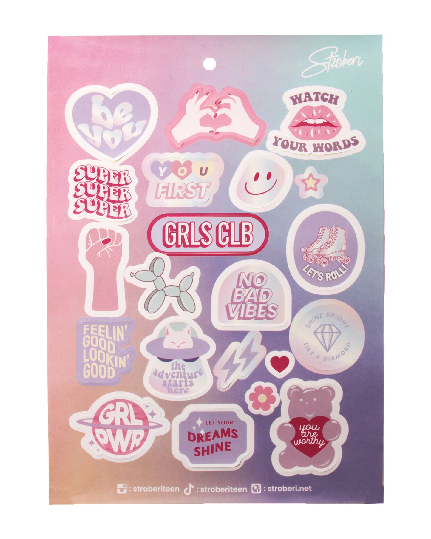 Stroberi 20th Birthday Merchandise Sticker