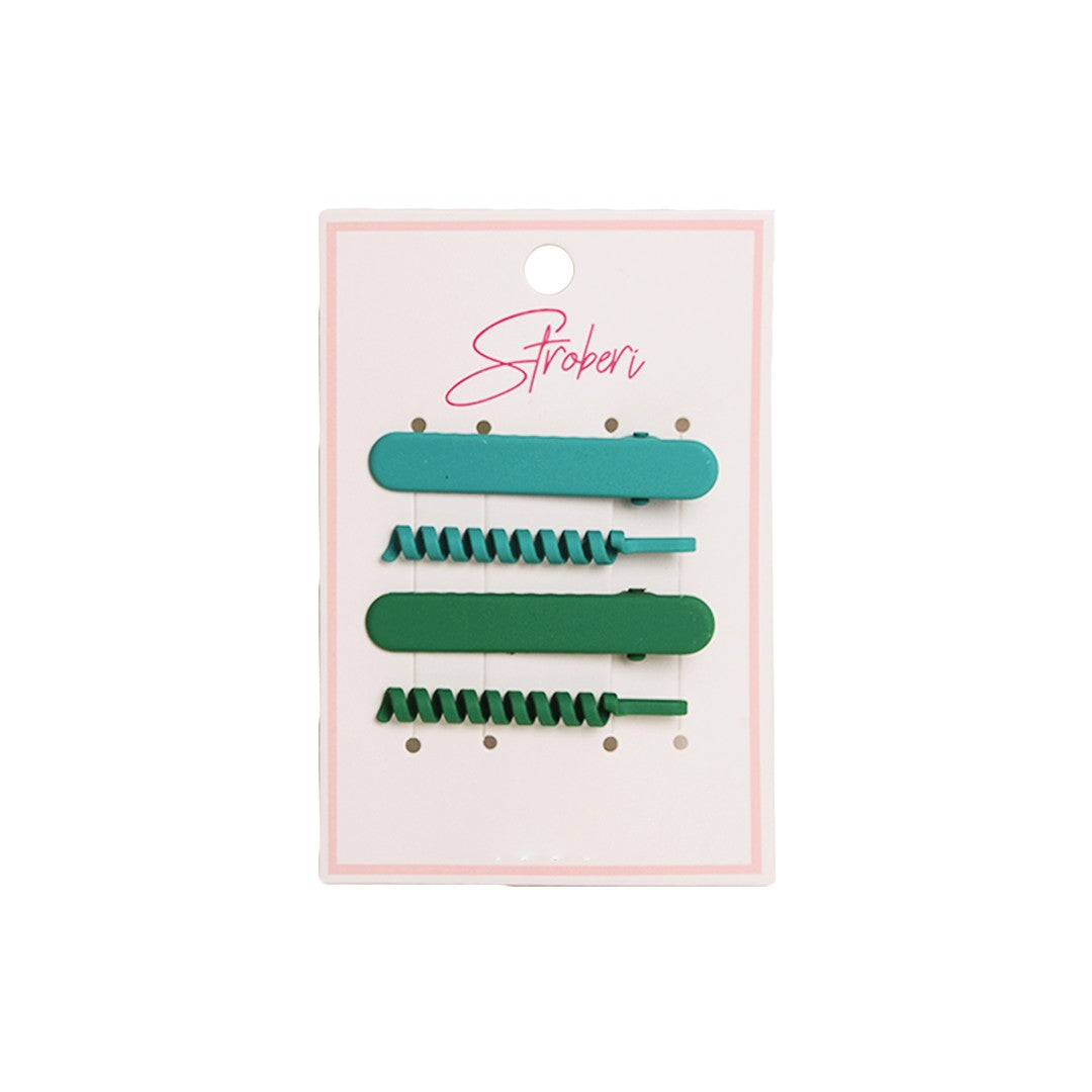 Stroberi Doff Color Set Hair Clip