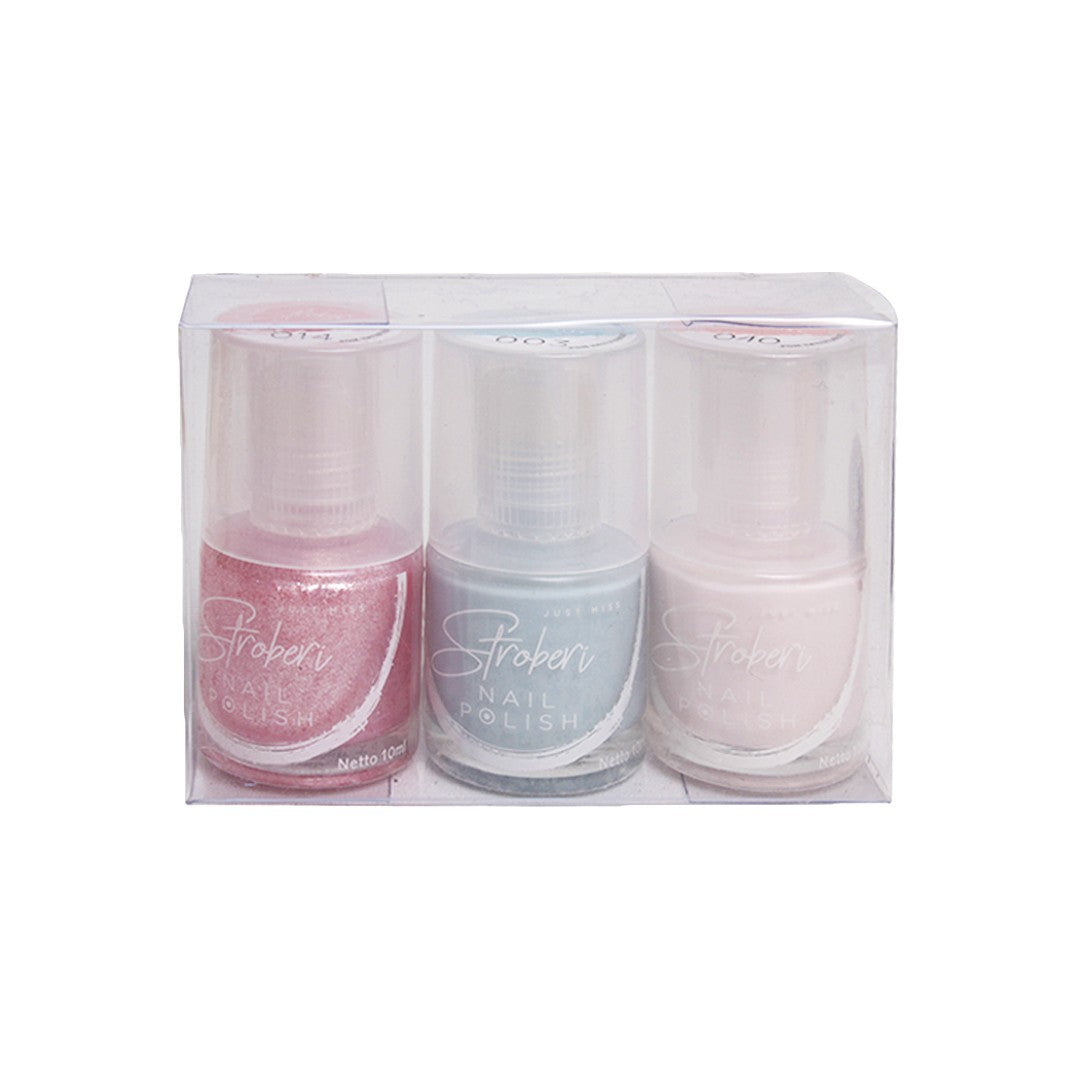 Stroberi Nail Polish Set
