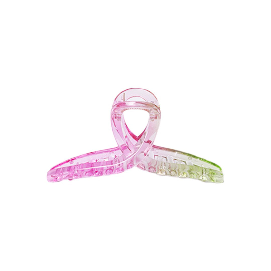 Stroberi Rainbow Transparent Hair Clip