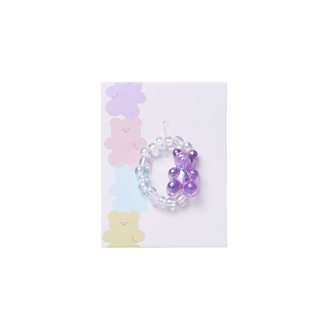Stroberi Beads Mix Rings - 3 Bear