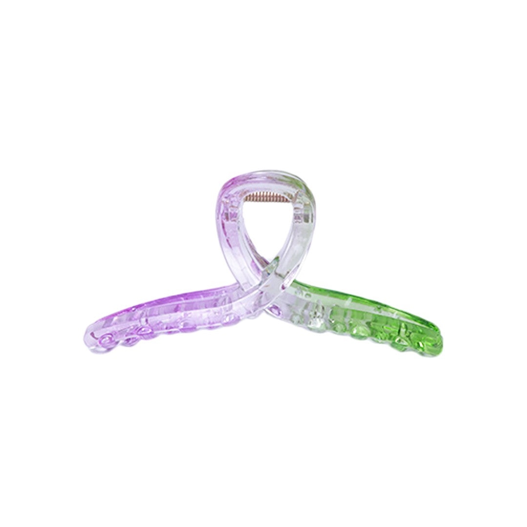 Stroberi Rainbow Transparent Hair Clip