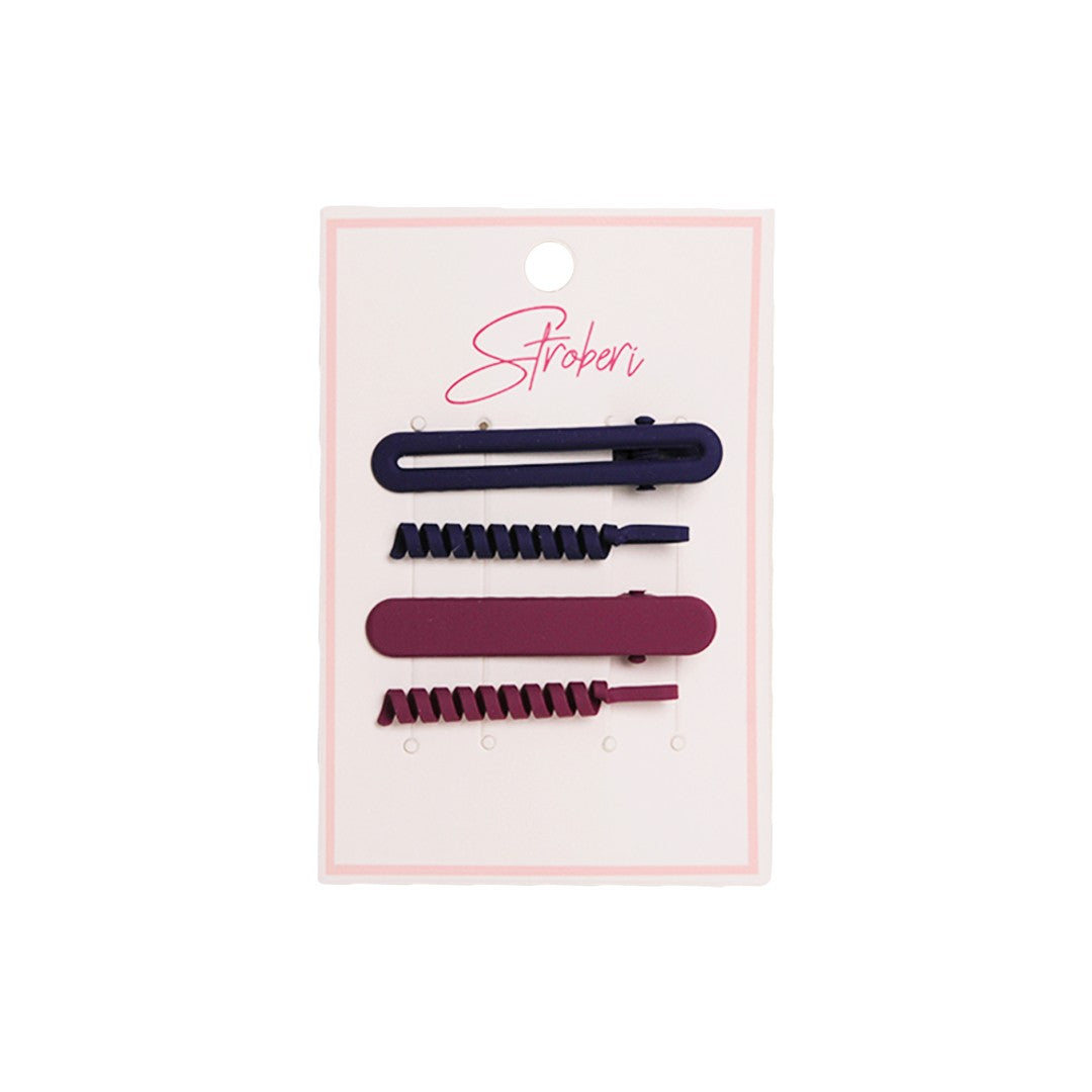 Stroberi Doff Color Set Hair Clip