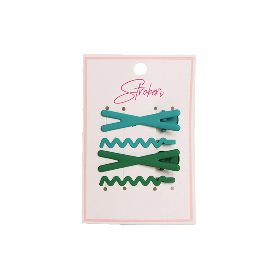 Stroberi Doff Color Set Hair Clip