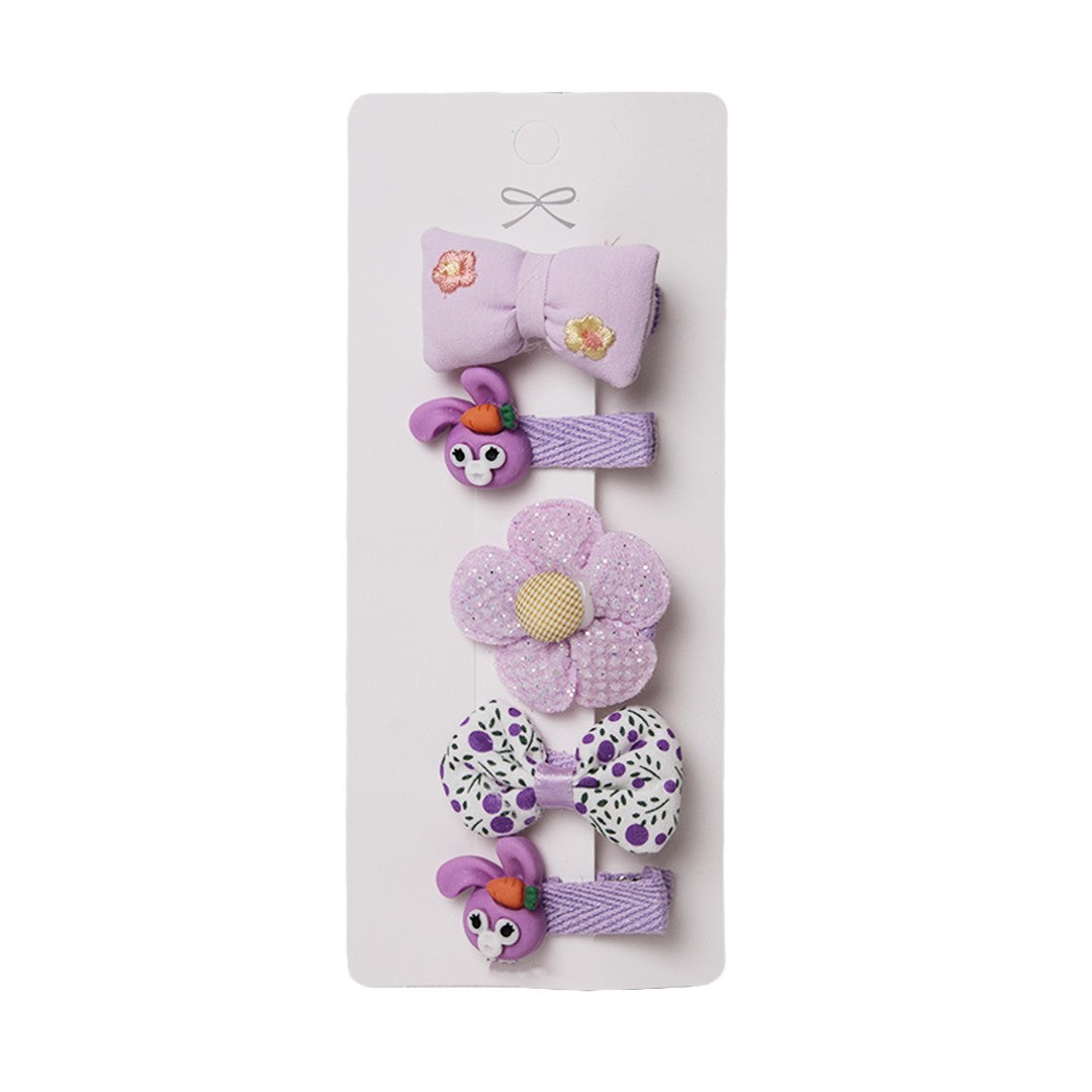 Stroberi Cartoon Mix Hair Clip Set