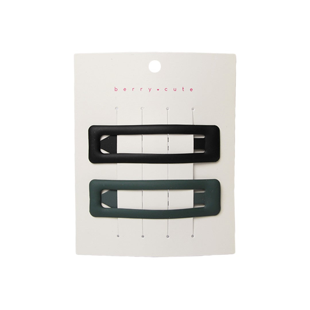 Stroberi Rectangle Doff Set Snap Clip