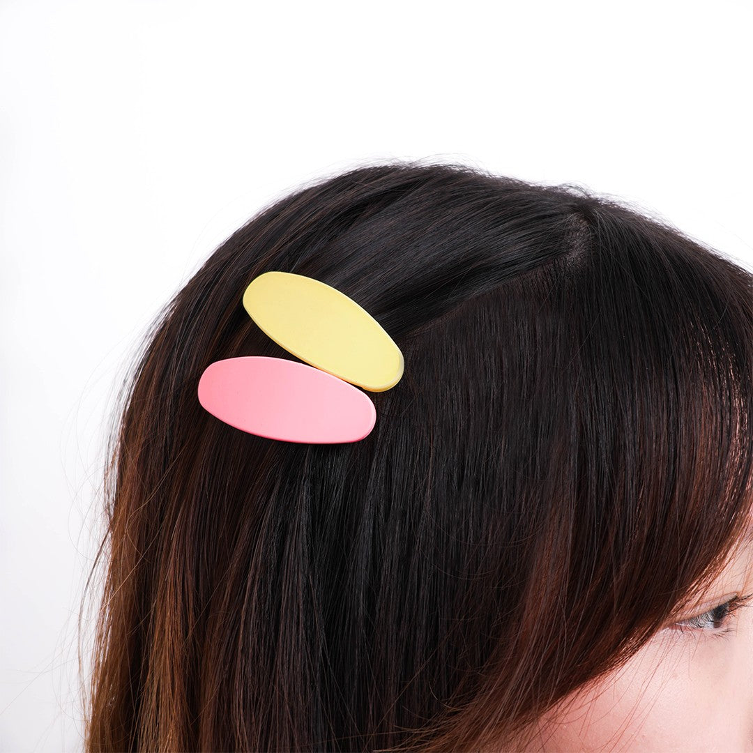 Stroberi Oval Colorful Snap Clip